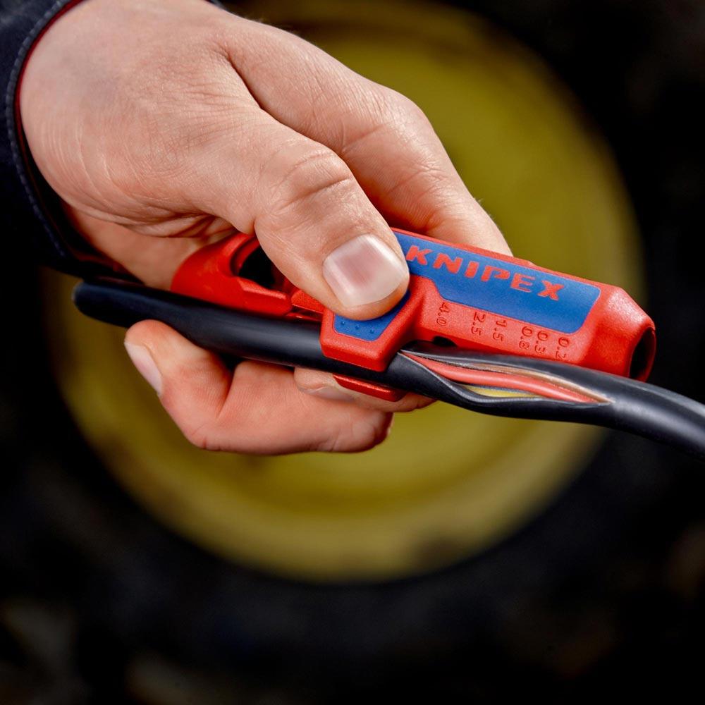 Universal Abmantelungswerkzeug ErgoStrip® Gesamtlänge 130 mm für Linkshänder Universal Abmantelungswerkzeug ErgoStrip® Gesamtlänge 130 mm für Linkshänder