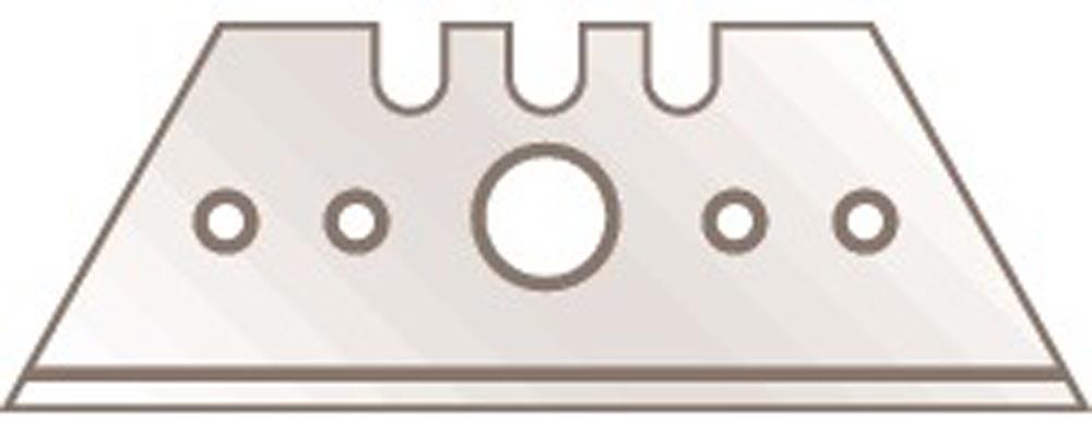 Trapezklinge Nr. 5232 L53xB19xS0,63mm mit Lochung 10 Stück / Spender