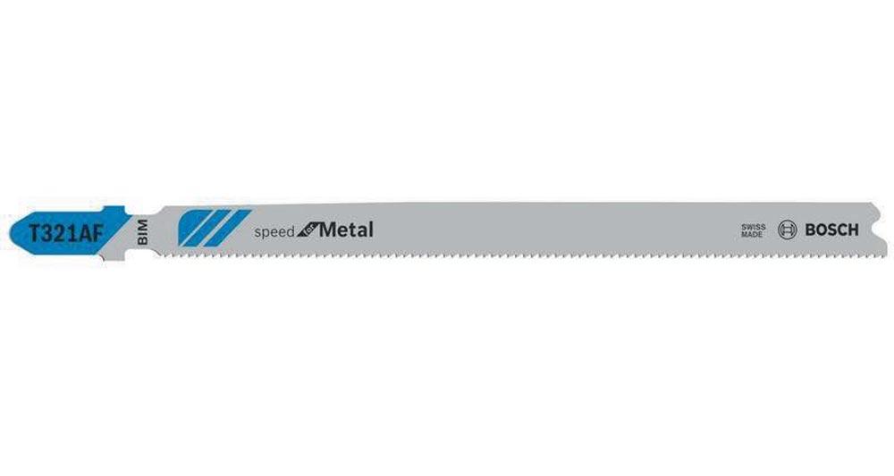 Stichsägeblatt T 321 AF Gesamtlänge 132 mm Zahnteilung 1,2 mm BIM 5 Stück / Karte