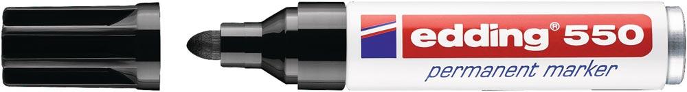 Permanentmarker 550 schwarz Strichbreite 3-4 mm Rundspitze
