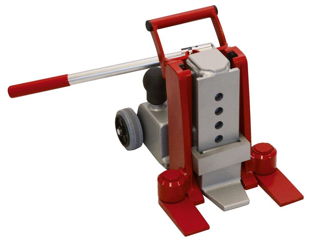 Hydraulisches Hebegerät, Traglast 6000 kg, Hubhöhe 140 mm, BxTxH 233x311x280 mm