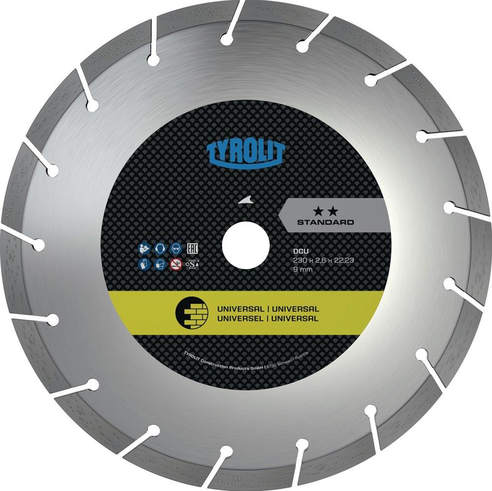 Diamanttrennscheibe DCU Standard Ø 125 mm Bohrung 22,23 mm Bau universal Segmenthöhe 7 mm Segmentstärke 2 mm Diamanttrennscheibe DCU Standard Ø 125 mm Bohrung 22,23 mm Bau universal Segmenthöhe 7 mm Segmentstärke 2 mm