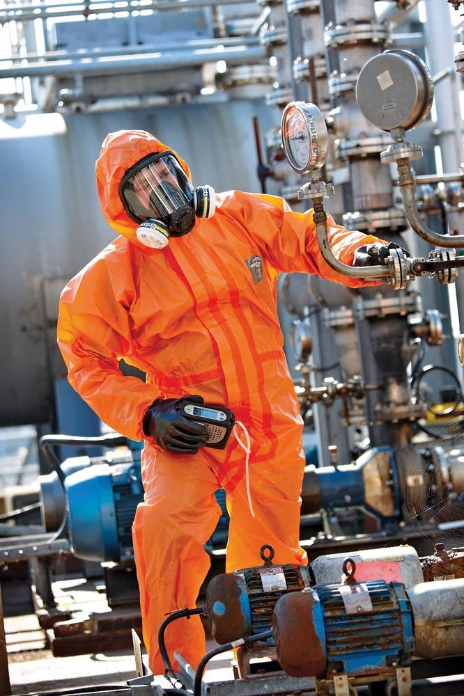 Chemikalien-Schutzanzug AlphaTec 5000, Farbe orange, Gr. 2XL