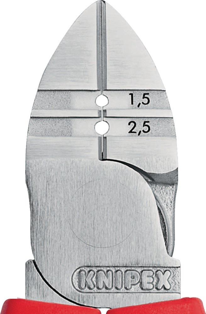 Abisolierseitenschneider Länge 160 mm 1,5 / 2,5 mm poliert Mehrkomponenten-Hüllen