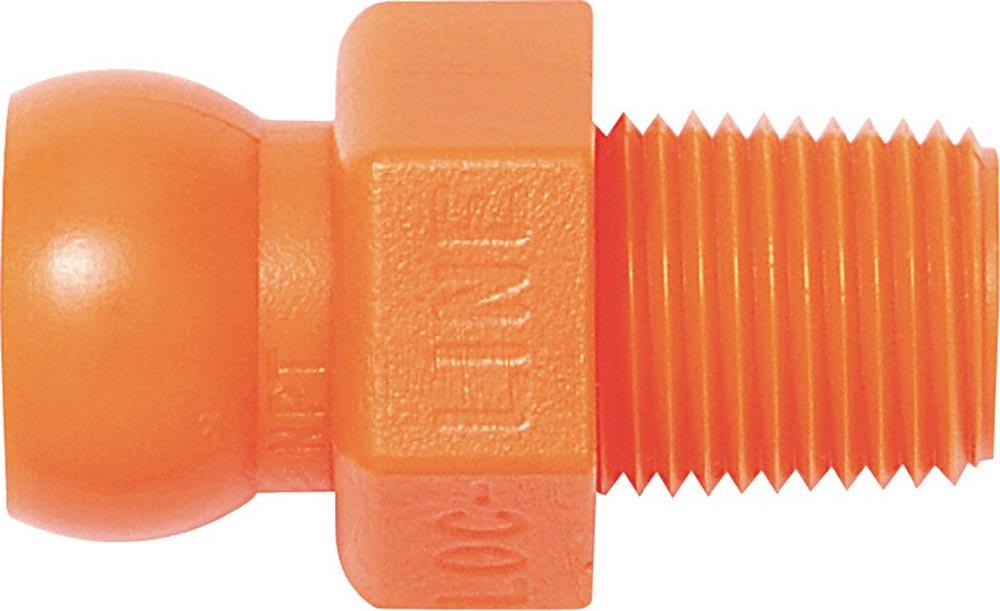 Gewindenippel Größe 1/4  NPT R 1/8 Beutel mit 4 Stück