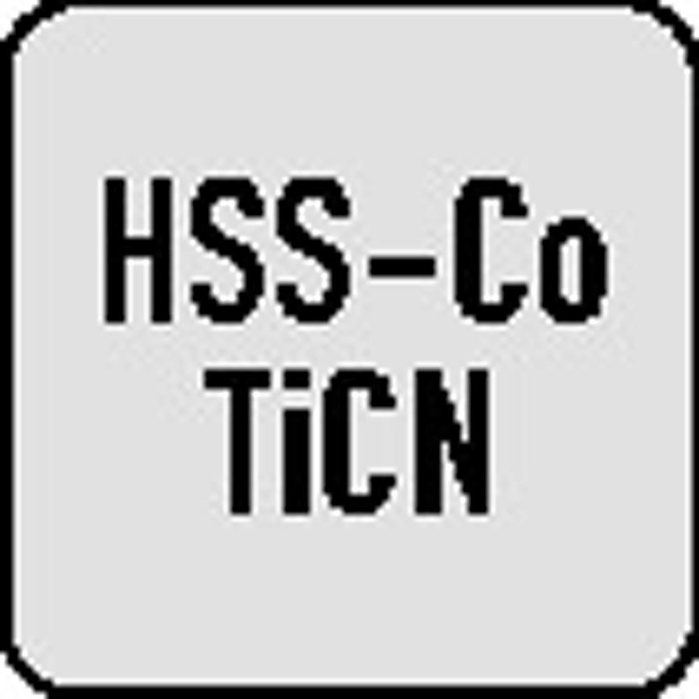 Bohrnutenfräser Typ N Nenn-Ø 14 mm HSS-Co8 TiCN DIN 1835 B Schneidenanzahl 2 lang