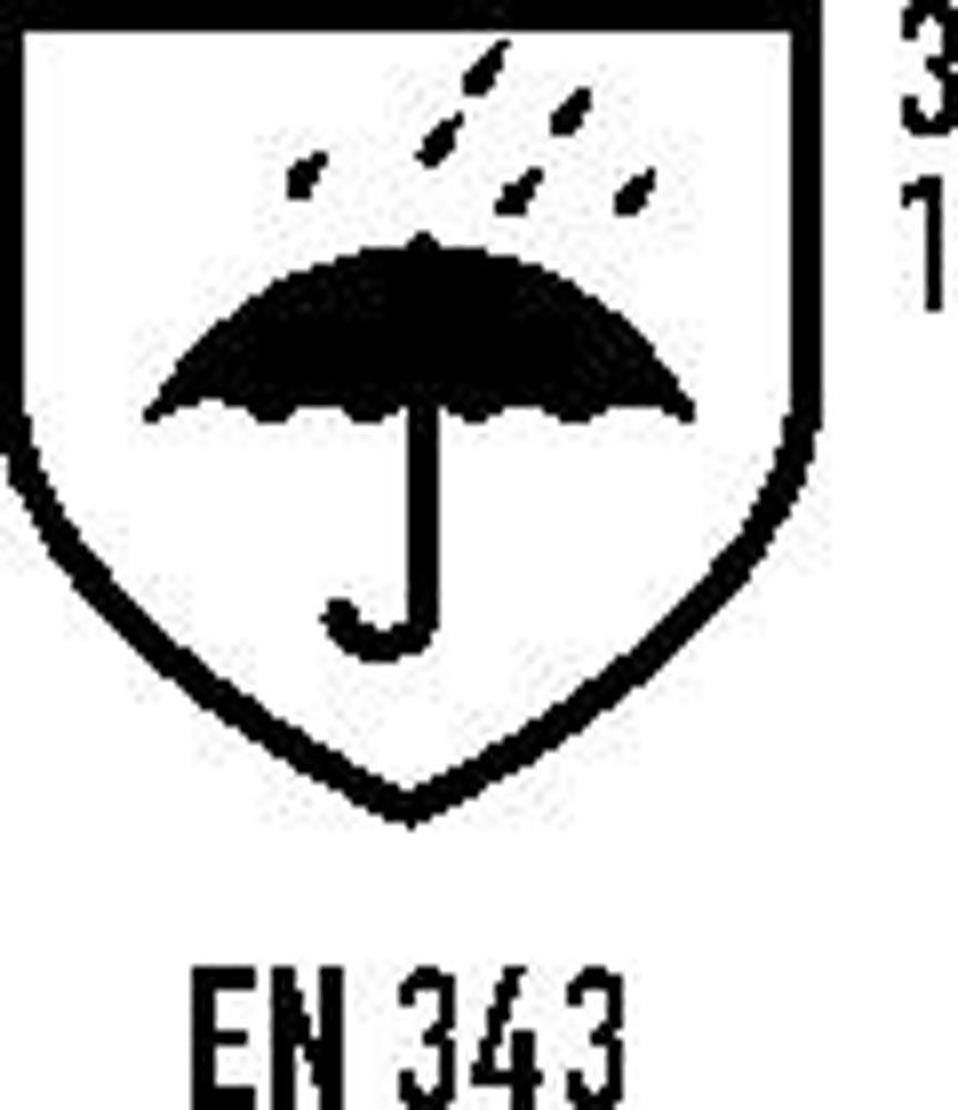 Warnschutz-Regenjacke Größe M gelb
