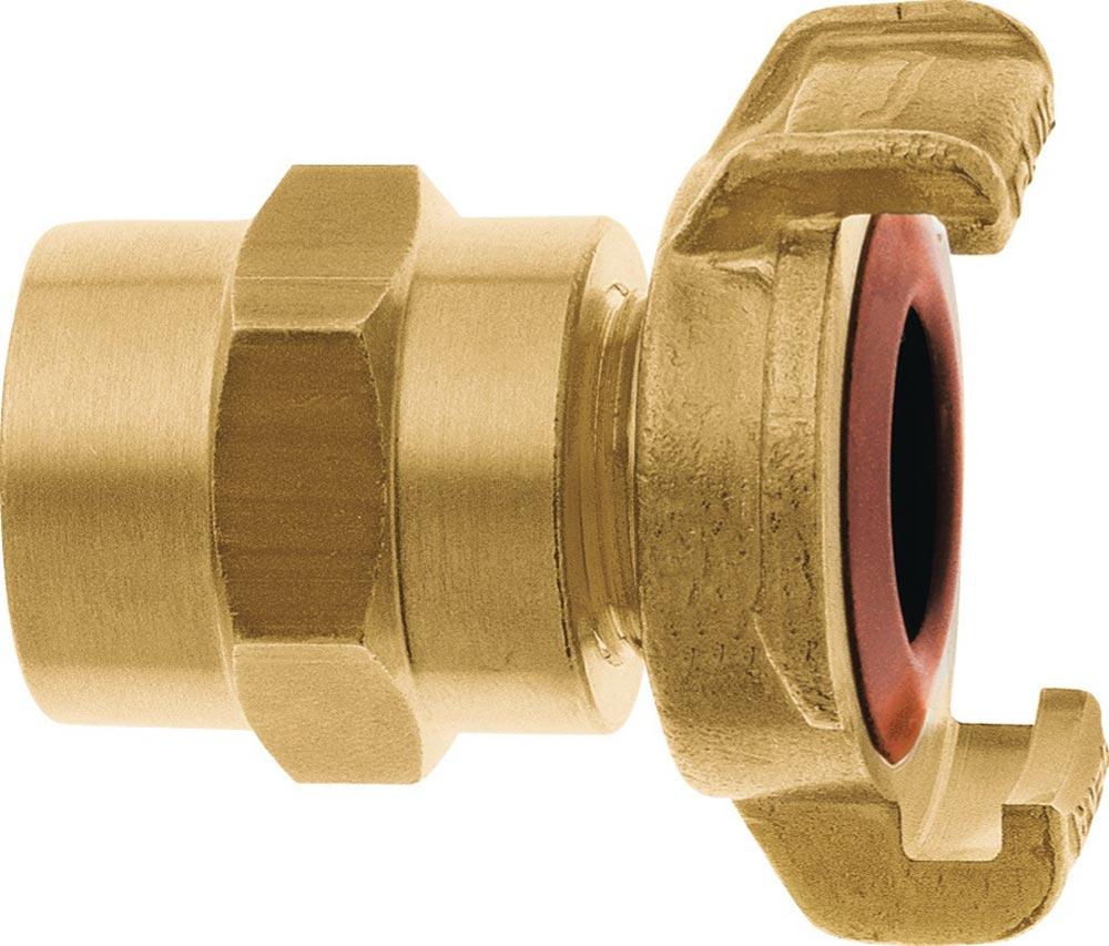 Schlauchstück GEKA plus XK Messing Schlauchgröße 13 mm