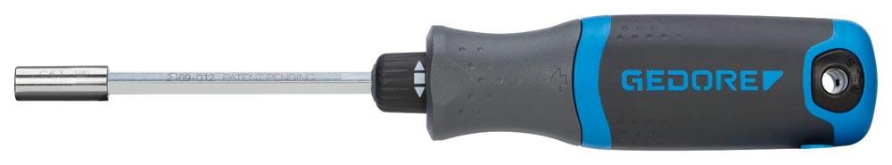 Magazin-Schraubendreher mit Knarrenfunktion Schlitz/PH/PZ/TORX®