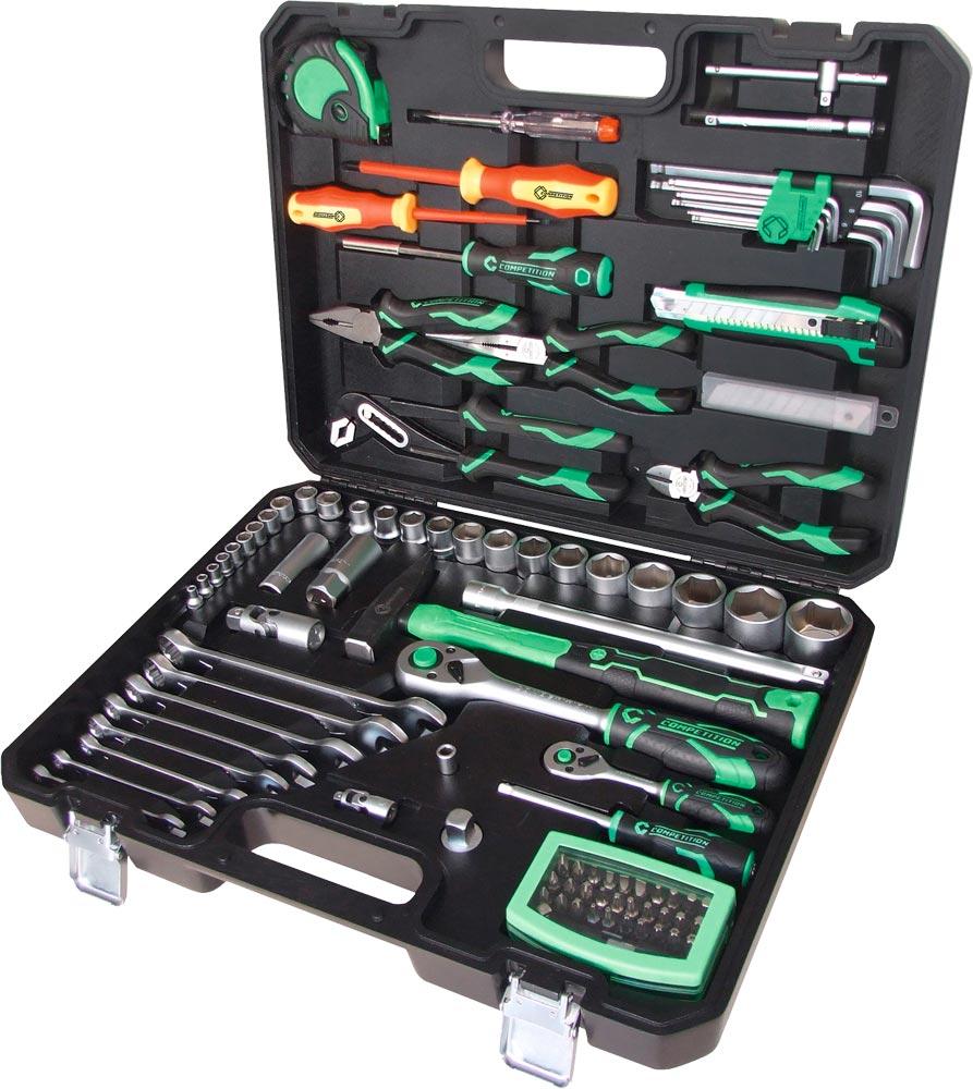 Universal-Werkzeug-Satz 1/4 + 1/2 Zoll 106tlg. im Koffer