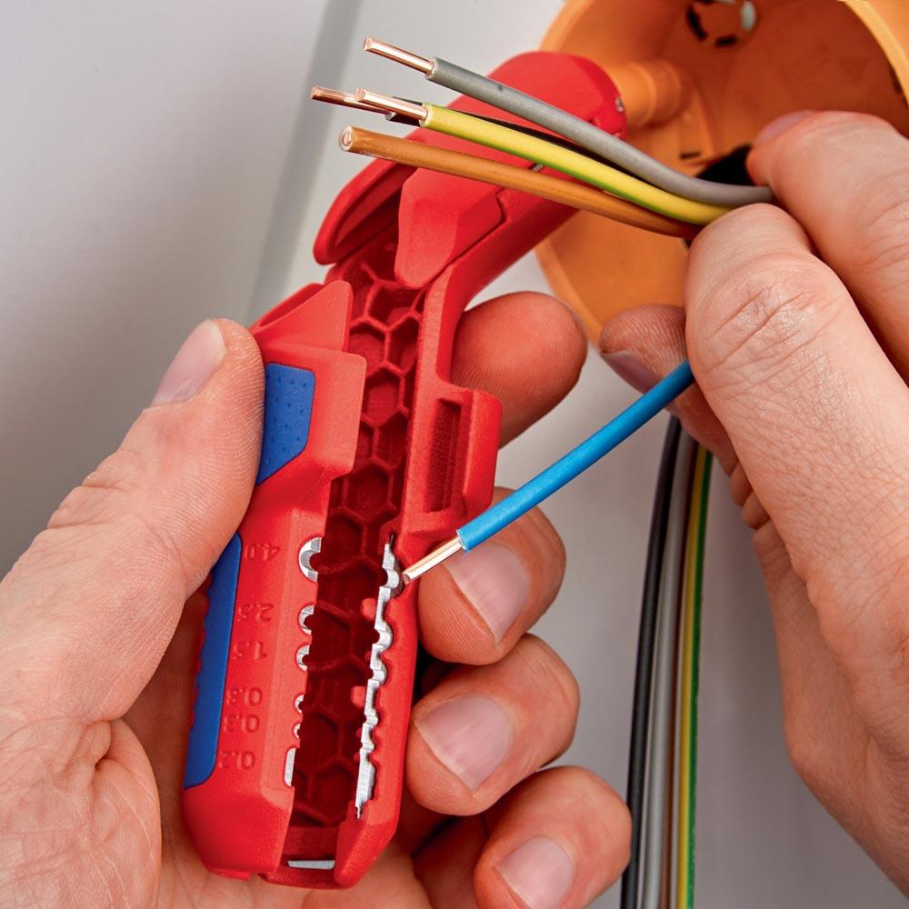 Universal Abmantelungswerkzeug ErgoStrip® Gesamtlänge 130 mm für Linkshänder Universal Abmantelungswerkzeug ErgoStrip® Gesamtlänge 130 mm für Linkshänder