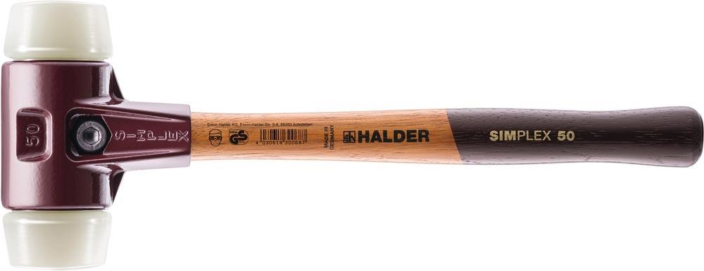 Schonhammer SIMPLEX Länge 300 mm Kopf-Ø 30 mm hart Holz Nylon weiß Schonhammer SIMPLEX Länge 300 mm Kopf-Ø 30 mm hart Holz Nylon weiß