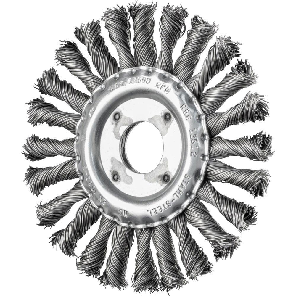 Rundbürste RBG 12512/22,2 CT ST 0,50 Ø 125 mm Drahtstärke 0,5 mm Stahl 12 mm 12500 min- Rundbürste RBG 12512/22,2 CT ST 0,50 Ø 125 mm Drahtstärke 0,5 mm Stahl 12 mm 12500 min-