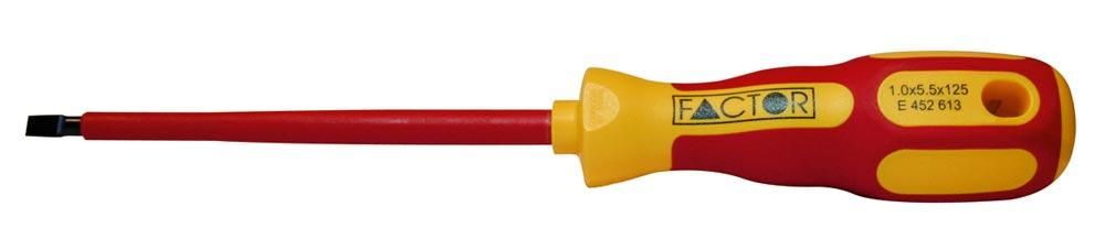 Elektriker-Schlitz-Schraubendreher VDE 2,5 x 0,4 x 75 mm Elektriker-Schlitz-Schraubendreher VDE 2,5 x 0,4 x 75 mm