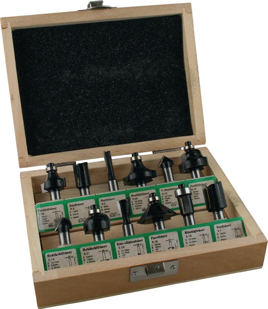 Fräsersatz 973CT12A05 Hartmetall Schaft-Ø 8 mm 12-teilig Fräsersatz 973CT12A05 Hartmetall Schaft-Ø 8 mm 12-teilig
