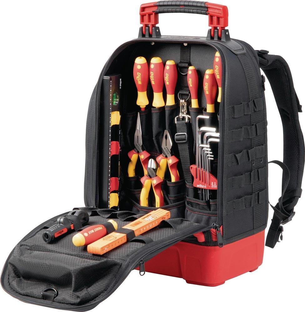 Werkzeugsortiment electric 27-teilig im Werkzeugrucksack Werkzeugsortiment electric 27-teilig im Werkzeugrucksack