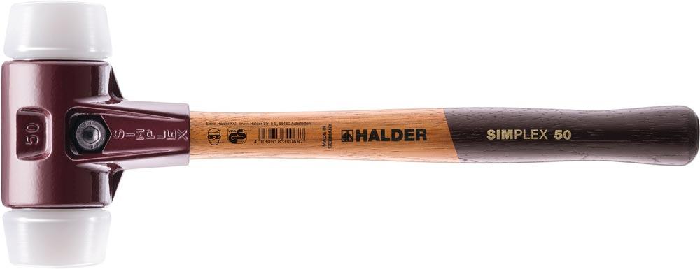 Schonhammer SIMPLEX Länge 300 mm Kopf-Ø 30 mm mittelhart Holz Superplastik weiß Schonhammer SIMPLEX Länge 300 mm Kopf-Ø 30 mm mittelhart Holz Superplastik weiß