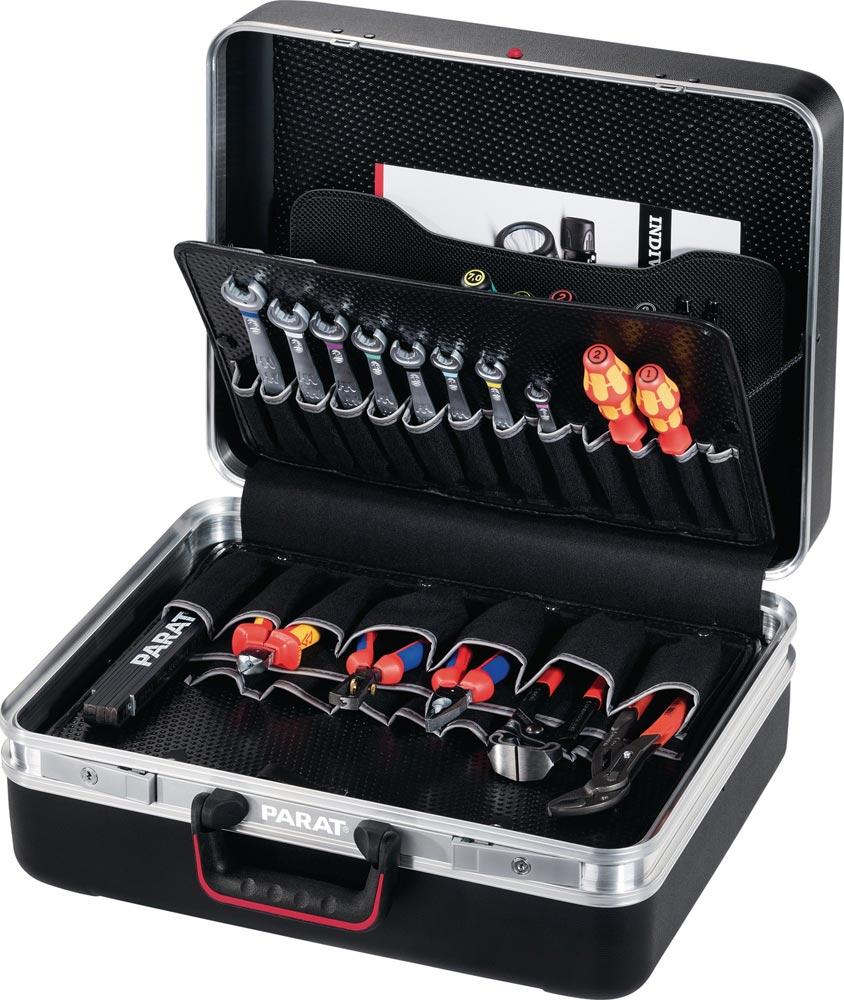 Schalenkoffer CLASSIC Deep Space B470xT210xH360mm Doppel-Aluminium 36 l X-ABS-Kunststoff Werkzeugtafel und Abdeckplatte Schalenkoffer CLASSIC Deep Space B470xT210xH360mm Doppel-Aluminium 36 l X-ABS-Kunststoff Werkzeugtafel und Abdeckplatte