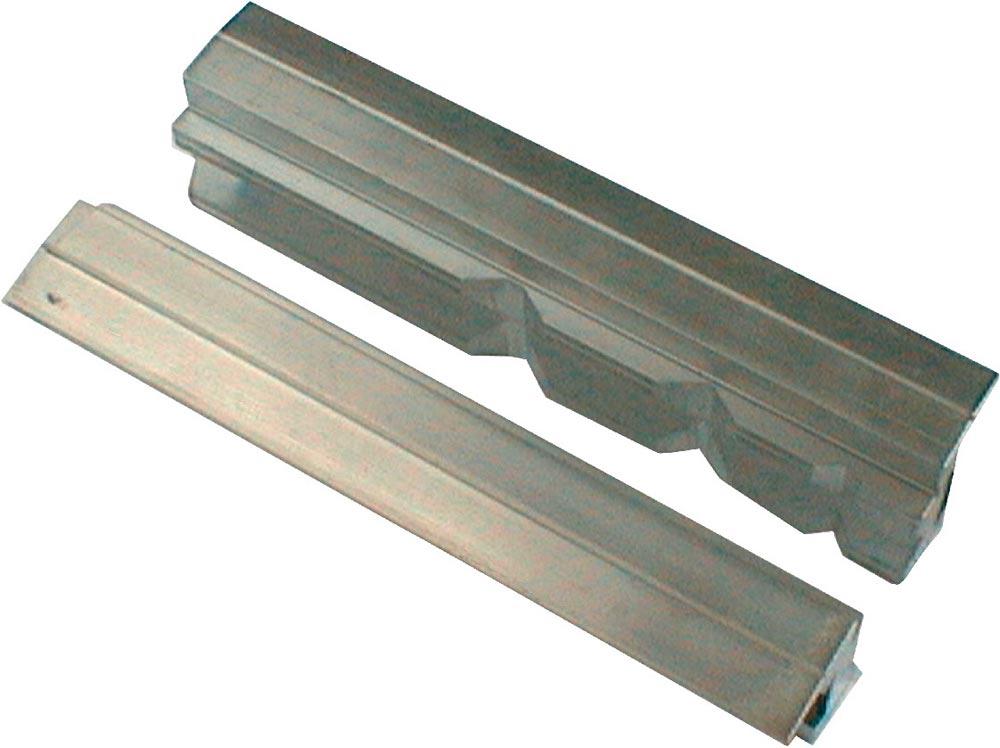 Schraubstockschutzbacke 47/5 P für Backenbreite 100 mm Prismen Aluminium