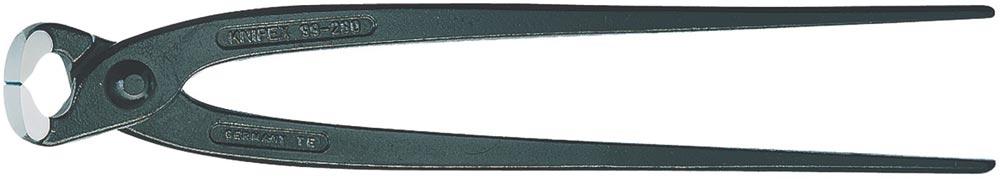 Monierzange Länge 220 mm poliert schwarz atramentiert