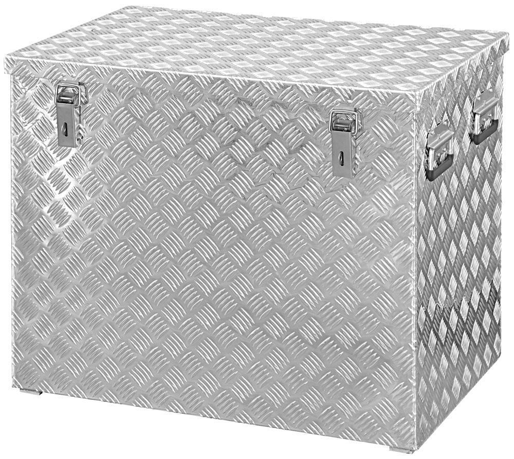 Aluminium Riffelblech-Box, BxTxH innen 750x500x625 mm, Volumen 234 l
