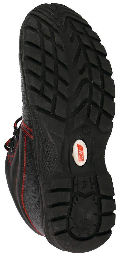 Sicherheitsstiefel BASIC STEP MID Größe 40 schwarz S3 SRC EN ISO 20345 Volleder