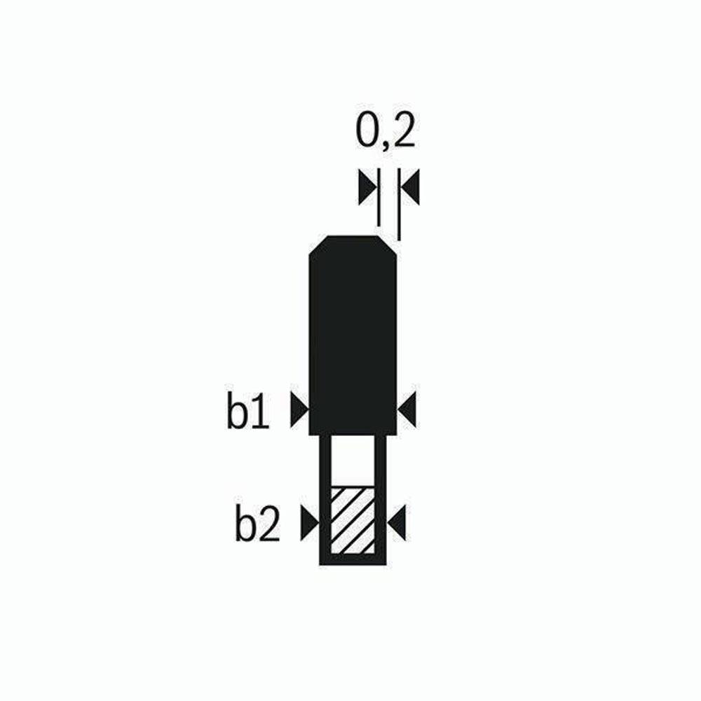 Kreissägeblatt Außen-Ø 165 mm Zähnezahl 4 TCG Bohrung 20 mm Schnittbreite 1,8 mm HM