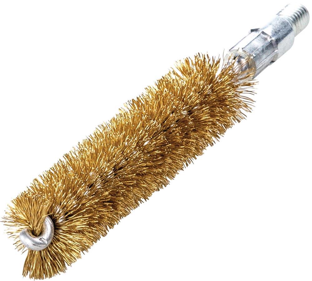 Rohrbürste Länge 115 mm Ø 10 mm Messingdraht gewellt Besatzlänge 80 mm Rohrbürste Länge 115 mm Ø 10 mm Messingdraht gewellt Besatzlänge 80 mm
