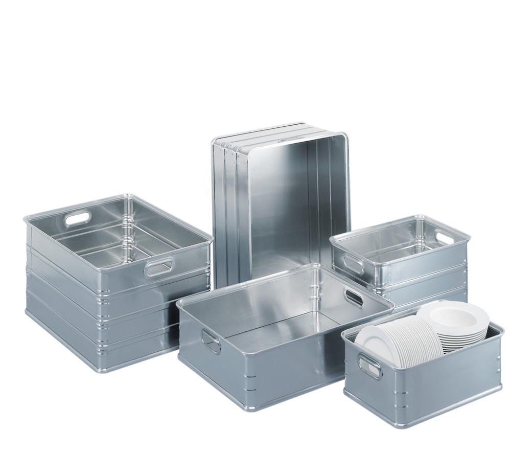 Allzweckbox, Aluminium, Volumen 77 l, BxTxH 580x760x225 mm