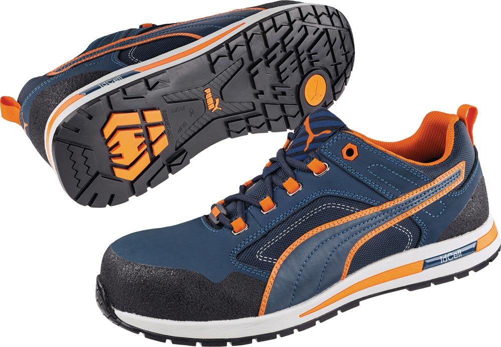 Sicherheitsschuh Crosstwist LOW Größe 40 W. 11 blau/orange S3S ESD HRO SR 20345:2022 Leder Sicherheitsschuh Crosstwist LOW Größe 40 W. 11 blau/orange S3S ESD HRO SR 20345:2022 Leder