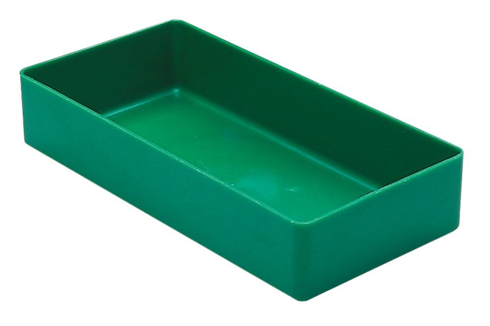 Einsatzkasten, Polystyrol, LxBxH 160x106x54 mm, Farbe blau, VE 50 Stück Einsatzkasten, Polystyrol, LxBxH 160x106x54 mm, Farbe blau, VE 50 Stück