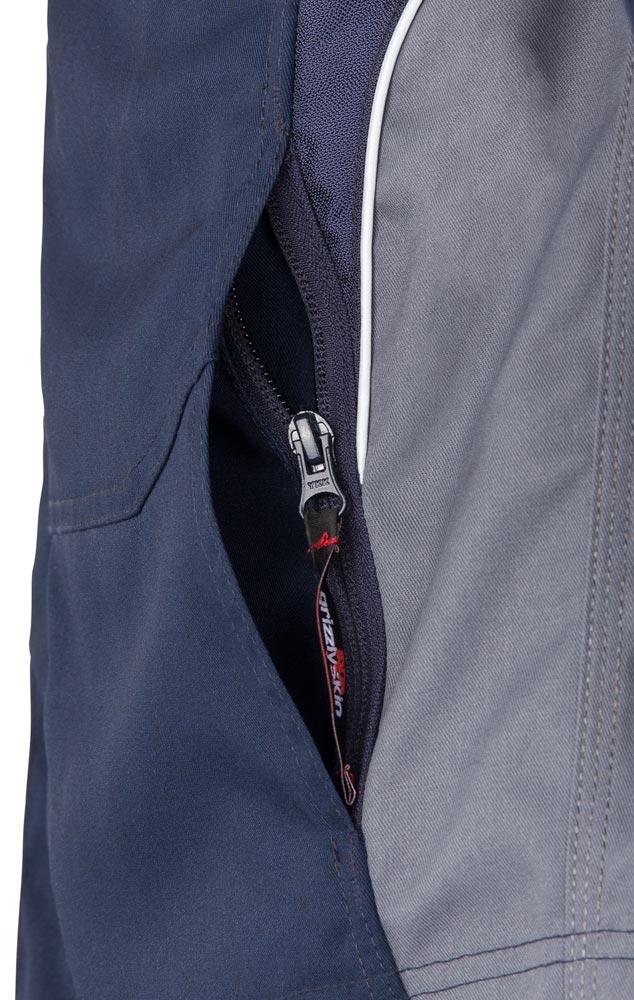 Herren Bundjacke Iron, Farbe grün/warngelb, Gr. M (46/48)