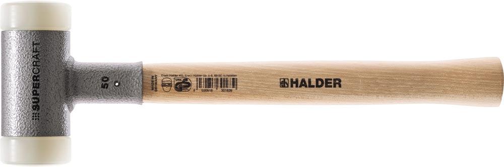 Schonhammer SUPERCRAFT Länge 330 mm Kopf-Ø 30 mm Hickory rückschlagfrei hart Nylon weiß Schonhammer SUPERCRAFT Länge 330 mm Kopf-Ø 30 mm Hickory rückschlagfrei hart Nylon weiß