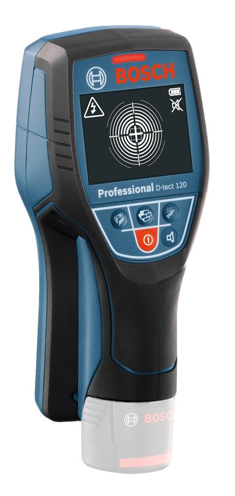 BOSCH Akku-Wallscanner D-tect 120 in Transporttasche (o. Akku/Ladegerät)