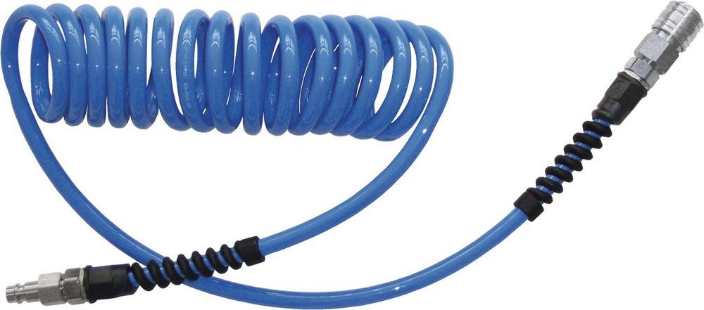 Spiralschlauchset Innen-Ø 5 mm Außen-Ø 8 mm Länge 3 m Kupplung DN 7,2 Spiralschlauchset Innen-Ø 5 mm Außen-Ø 8 mm Länge 3 m Kupplung DN 7,2