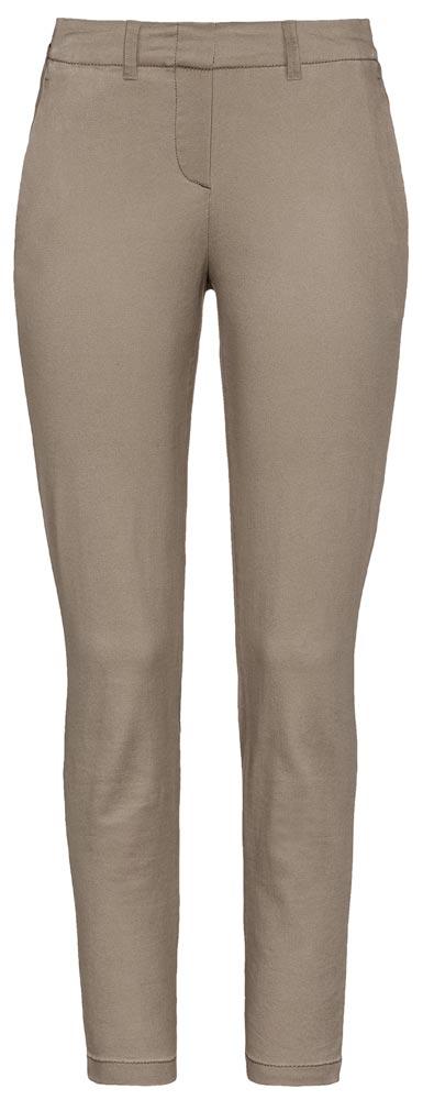 Damen 7/8-Stretchhose, Farbe khaki, Gr. XS