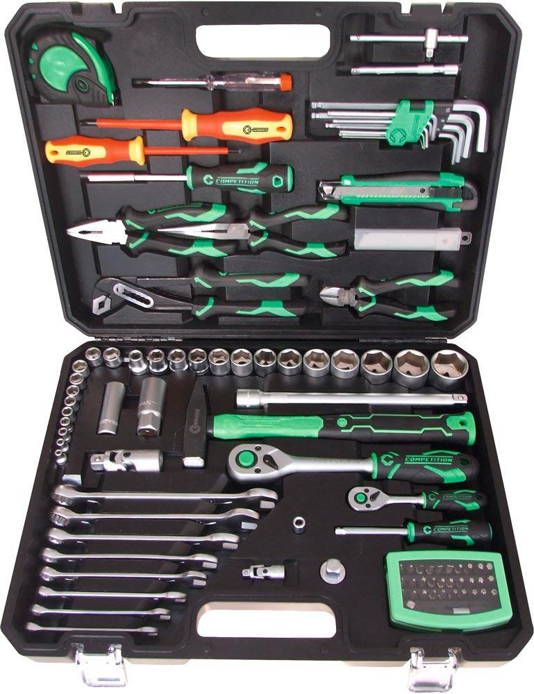 Universal-Werkzeug-Satz 1/4 + 1/2 Zoll 106tlg. im Koffer