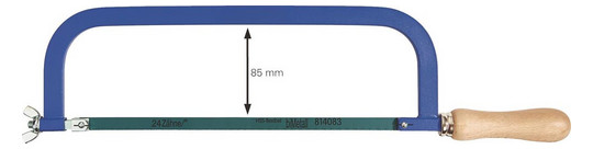 Metallsägebogen Blattlänge 300 mm 24 Zähne / Zoll Holzheft pulverbeschichtet Metallsägebogen Blattlänge 300 mm 24 Zähne / Zoll Holzheft pulverbeschichtet