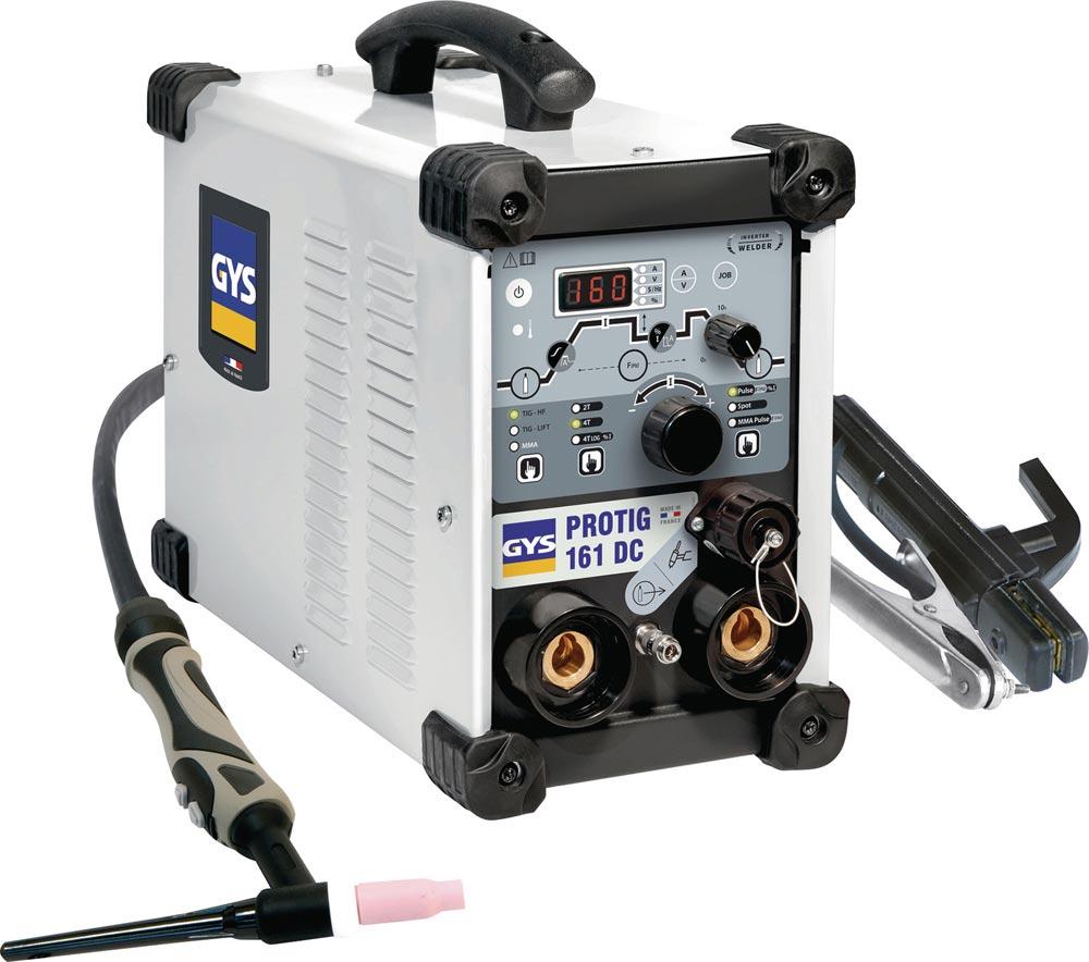 TIG-Schweißanlage PROTIG 161 DC mit Zubehör 10-160 A gasgekühlt