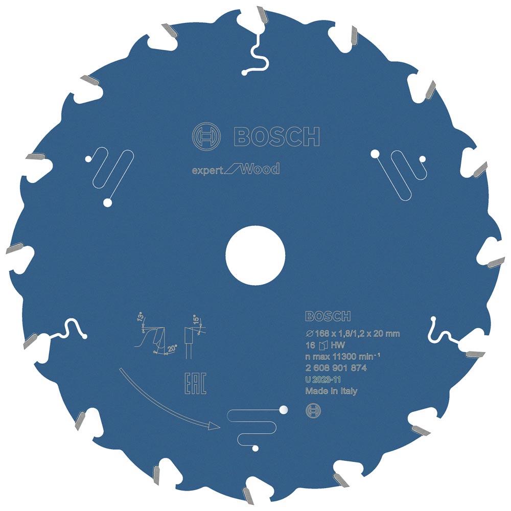 Kreissägeblatt Expert for Wood 168x20x1,8/1,2 mm T16 Kreissägeblatt Expert for Wood 168x20x1,8/1,2 mm T16