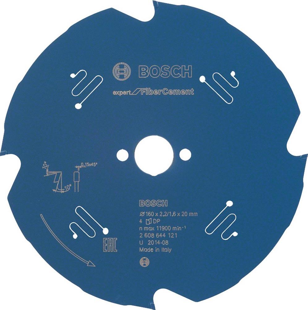 Kreissägeblatt Außen-Ø 160 mm Zähnezahl 4 TCG Bohrung 20 mm Schnittbreite 2,2 mm HM