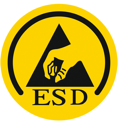 ESD Kittel 3080 XR83, Farbe schwarz, Gr. 3XL