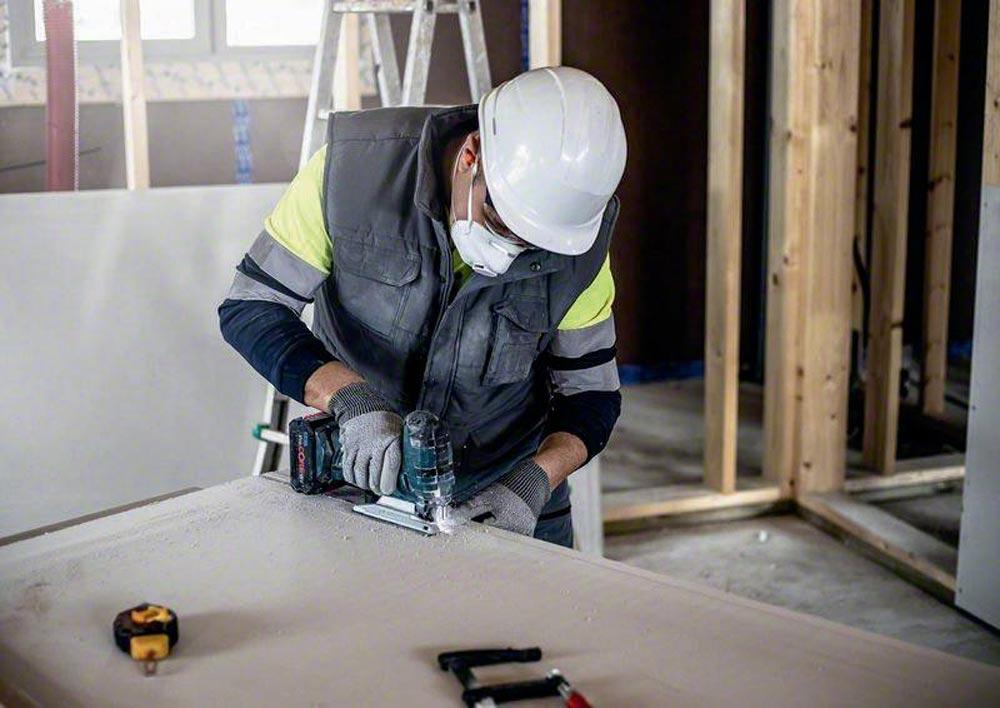 Stichsägeblatt Fiber Plaster T 141 HM Gesamtlänge 100 mm Zahnteilung 4,3 mm Faserzementplatten, Trockenbauwand 3 Stück / Karte