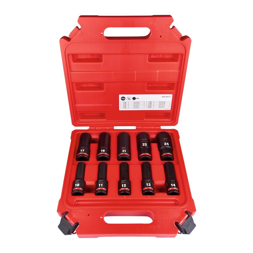 Schlagnuss-Set 10-24 mm, 1/2 Zoll