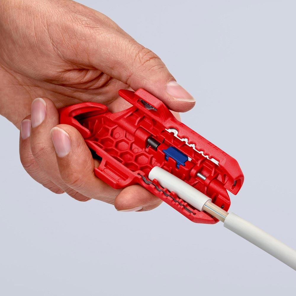 Universal Abmantelungswerkzeug ErgoStrip® Gesamtlänge 130 mm für Linkshänder Universal Abmantelungswerkzeug ErgoStrip® Gesamtlänge 130 mm für Linkshänder