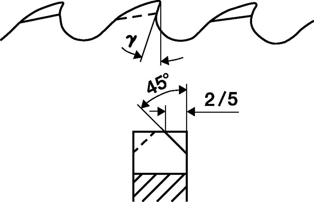 Metallkreissägeblatt Zahnform BW Sägeblatt-Ø 275 mm Breite 2,5 mm HSS Bohrungs-Ø 40 mm Z.180