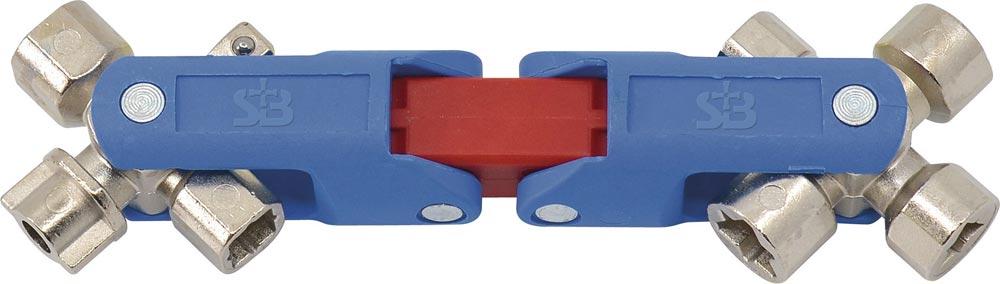 Doppel-Schaltschrankschlüssel SuBMaker Quadro Plus 14 Funktionen Bitaufnahme Doppel-Schaltschrankschlüssel SuBMaker Quadro Plus 14 Funktionen Bitaufnahme