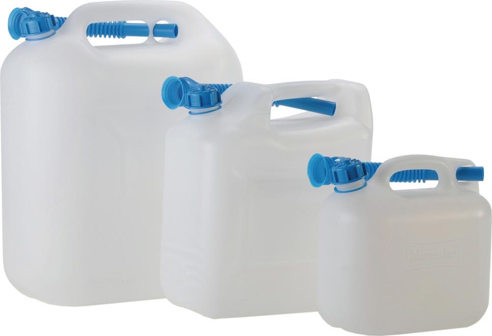 Wasserkanister 12 l HD-PE mit Auslaufrohr H331xB290xT160mm Wasserkanister 12 l HD-PE mit Auslaufrohr H331xB290xT160mm