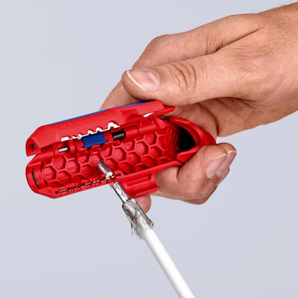 Universal Abmantelungswerkzeug ErgoStrip® Gesamtlänge 130 mm für Linkshänder Universal Abmantelungswerkzeug ErgoStrip® Gesamtlänge 130 mm für Linkshänder