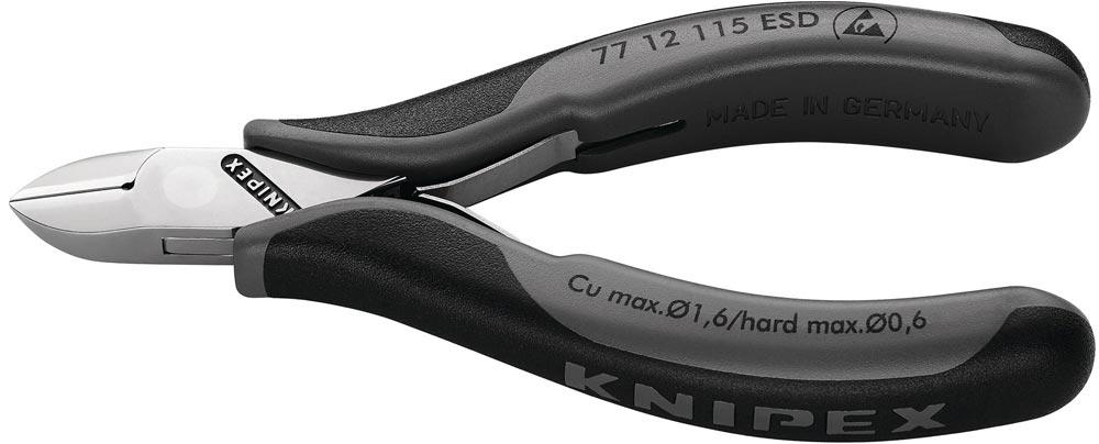 Elektronik-Seitenschneider Länge 115 mm Form 0 Facette ja, klein spiegelpoliert Elektronik-Seitenschneider Länge 115 mm Form 0 Facette ja, klein spiegelpoliert